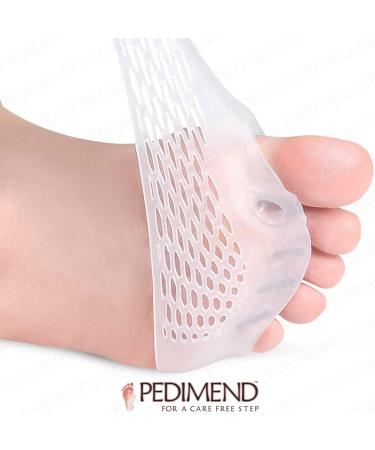 Pedimend Gel Toe Separators & Metatarsal Pads - 2 Pairs for Overlapping Toes, Bunions & Hallux Valgus - Pain Relief & Toe Straightener - Buy Online on GoSupps.com