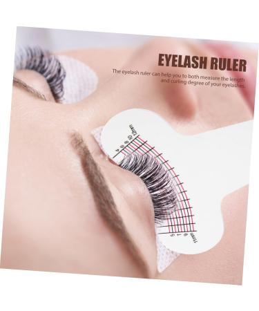 30 Pcs Paper Eyelash Measuring Rulers - Precision Lash Curling Degree & Length Tool - Assorted Colors - Perfect for Eyelash Extensions - Buy Online on GoSupps.com