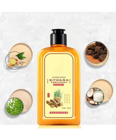 Ginaday Instant Ginger Hair Regrowth Shampoo - Hair Growth & Care Formula, Anti-Hair Loss - 280ML/1PCS (2 Count) - Buy Online on GoSupps.com