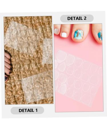 Beatifufu 100 Sheets Jelly Gel Nails Fake Nail Glue Nail Glue for Fake Nails Glue for Nails Nail Glue for Faux Nails Nail Art Stickers Nail Adhesive Tabs Artificial Jelly Glue Label Pink - Buy Online on GoSupps.com