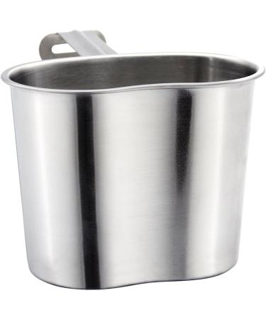 TargetEvo Stainless Steel Military Canteen 1QT with Cup & Green Cover - Ideal for Camping & Hiking - Buy Online on GoSupps.com