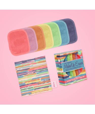 MakeUp Eraser 7-Day Set - Sunset Boulevard 7 Count - Remove Waterproof Makeup with Just Water - Includes Mascara, Eyeliner, Foundation, Lipstick - Pack of 1 - Buy Online on GoSupps.com