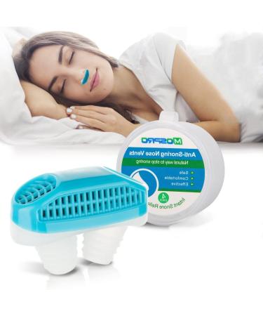 Anti Snoring Devices for CPAP Users Nose Air Purifier Nasal Vents Plugs Upgrade 2 in 1 Sleep Aids for Better Sleep Comfortable Snoring Reduce No Need Charge Stop Snoring Snore Stopper for Women Men