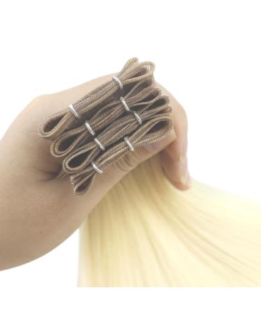 Youngsee Genius Real Hair Ombre Extensions - 60cm Light Brown to Platinum Blonde 25g #R8T60 - Virgin Brawl Quality - Buy Online on GoSupps.com