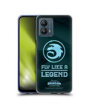 Head Case Designs Officially Licensed How to Train Your Dragon Toothless Legend III Icon Art Soft Gel Case Compatible with Motorola Moto G53 5G