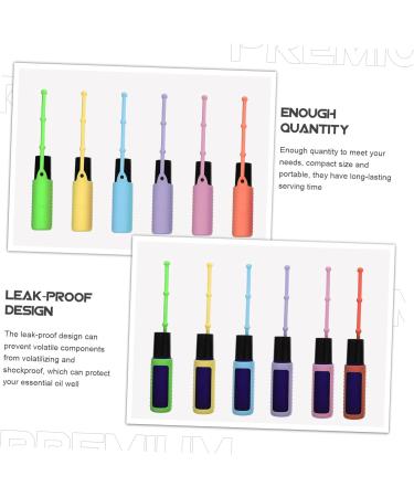 WOFASHPURET 1 Set Roll Roller Bottle Glass Essential Oil Liquid Bottle Travel - Buy Online on GoSupps.com