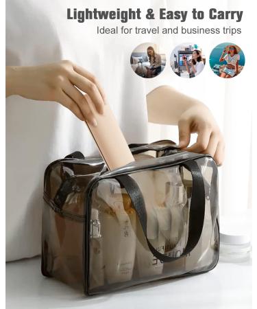 FERYES Makeup Brush Holder - Portable Magnetic Closure Silicone Organizer for Travel - Khaki - Buy Online on GoSupps.com