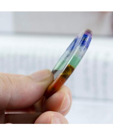 Thumb Bag Palm Worries - Polished Reiki Crystal for Chakra Balance & Relaxation | 1.8 Inches Healing Stone - Buy Online on GoSupps.com