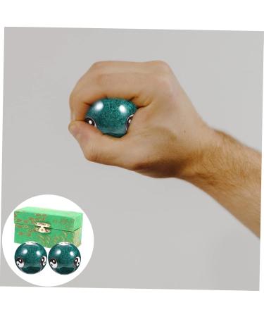 Ultechnovo 4-Piece Metal Massage Handball Roller Set - Stress Relief Balls for Adults | Premium Chinese Massage Balls - Buy Online on GoSupps.com