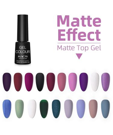 KADS 23-Part Gel Nail Polish Kit - LED Glitter Gel Set with Shine & Matte Finish | All Season Starter Kit for Stunning Nails - Buy Online on GoSupps.com
