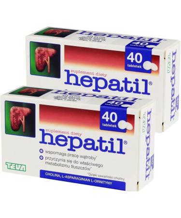 Hepatil Liver Detox Cleanse Support - 80 Capsules for Liver Function & Regeneration - Buy Online on GoSupps.com