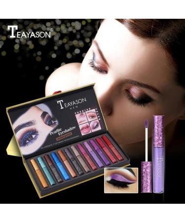 Jojomis 12PCS Glitter Eyeliner Shiny Eye Makeup Set - Buy Online on GoSupps.com