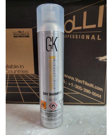 GK HAIR Global Keratin Waterless Dry Shampoo - No Residue Spray (7 Fl Oz) - For Fine, Oily, and All Hair Types - Removes Flaking, Dandruff, and Excess Oil - Sulfate & Paraben Free - For Women & Men - Buy Online on GoSupps.com