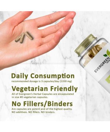 Evergreen Herbs Supplement Herbal Capsules 90 Count (Senna Leaf) - Tamper Proof Seal to Ensure Freshness. - Buy Online on GoSupps.com