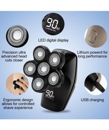 Buy 5-in-1 Electric Razor for Men - Best Bald Head Shaver & Cordless Grooming Kit - International Shipping Available - Buy Online on GoSupps.com