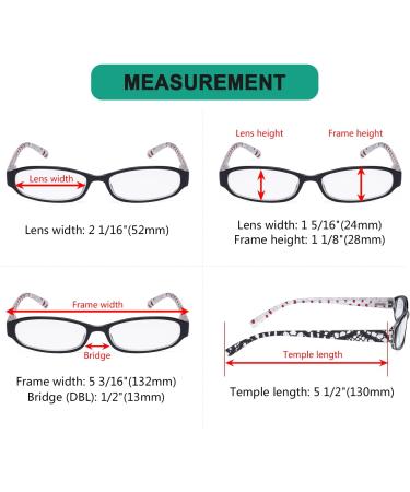 Eyekepper 5 Pack Women's Reading Glasses - Cute Polka Dot Readers +2.25 - Stylish & Comfortable Optics for All Occasions - Buy Online on GoSupps.com