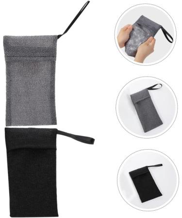 VINTORKY 2pcs Bath Bag Exfoliating Soap Bag Soap Sleeve Soap Saver Bag Soap Bar Bag Soap Bar Pouch Nylon - Buy Online on GoSupps.com