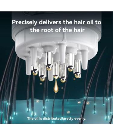 Qtynudy 2-in-1 Head Skin Massage Device - Essential Oil & Serum Brush for Hair Growth Treatment - Buy Online on GoSupps.com