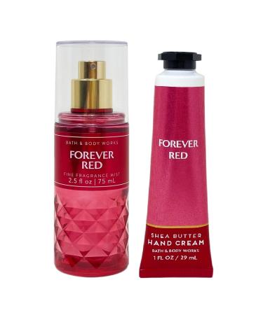 Bath & Body Works Forever Red Mini Set - 2 Piece - Mini Fragrance Mist and Hand Cream