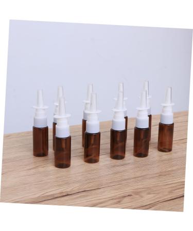 FRCOLOR Nasal Spray Pump Bottle - 10pcs Travel Pump Bottle for Liquids - Glass & Plastic Spray Containers - Portable Nasal Sprayer - Buy Online on GoSupps.com