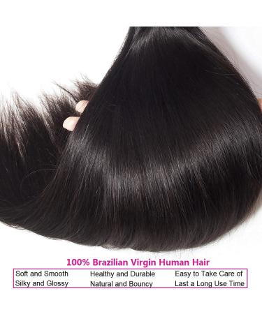 10A Brazilian Virgin Human Hair Bundles - 18 20 22 Inch Straight Weave 3 Bundles Deals - Buy Online on GoSupps.com