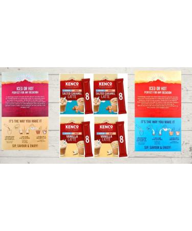 Iced/Hot Coffee Instant Latte Variety Gift Box|Contains 2 x Iced/Hot Salted Cara Latte 2 - Buy Online on GoSupps.com