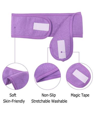 3 Otters Spa Facial Headband Set with 6PCS Terry Cloth Wrap Headbands, 3PCS Facial Sponges - Esthetician Supplies - Buy Online on GoSupps.com