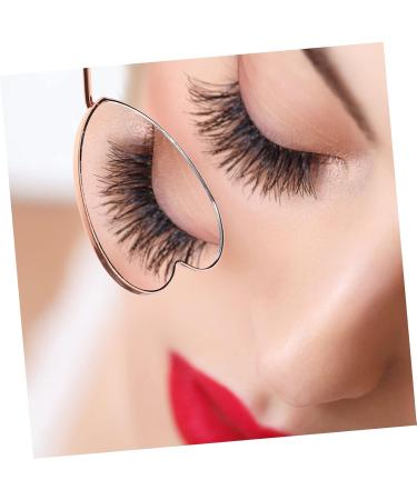 Eyelash Inspection Mirror - Heart Shape Eyelash Mirror for Extensions | Salon Makeup Magnifier (18.7x5.6x0.8cm) - Perfect for Lash Techs - Buy Online on GoSupps.com