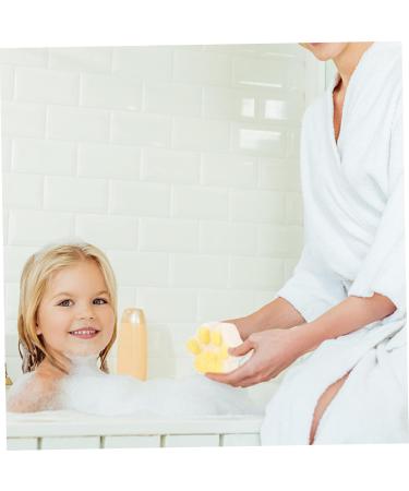 Housoutil 3pcs Children's Bath Sponge Set - Loofah Shower Accessories for Babies & Kids - Soft Body Skin Cleanser - Buy Online on GoSupps.com