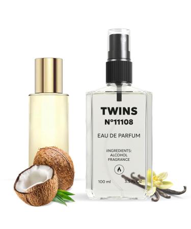 TWINS Impression of Coconut Passion | Perfume for Women Eau de Parfum | No.11108 | 3.4 Fl Oz / 100 ml Victoria's Secret Coconut Passion Impression