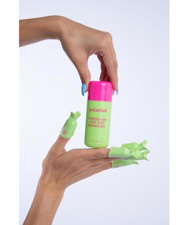 PaintLab Press On Pop Off Remover - Quick & Easy Nail Solution | 10 Min Soak | Gentle Formula for DIY Manicures - Buy Online on GoSupps.com