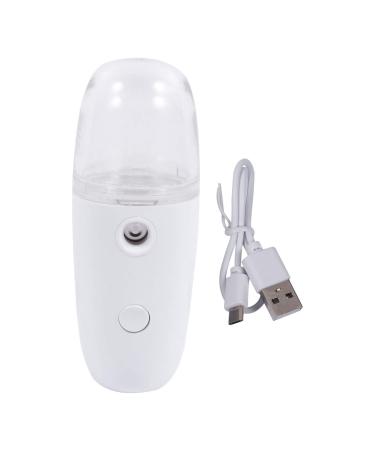 POPETPOP 1 Set Spray Hydrating Apparatus Face Cool Mist Sprayer Facial Humidifier Nanometer Sprayer Facial Water Sprayer Portable Facial Sprayer Travel USB Spray Bottle Plastic White 11.2x4.2cm White