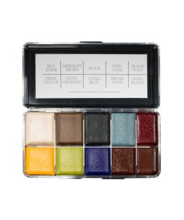 PPI Skin Illustrator Zombie Makeup Palette - Professional Grade Special FX Colors - Buy Online on GoSupps.com