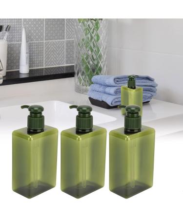 Travel Size Toiletries Leakproof 280ml Plastic Pump Bottles | 3Pcs Thickened Travel Bottles for Bathroom & Kitchen - Buy Online on GoSupps.com