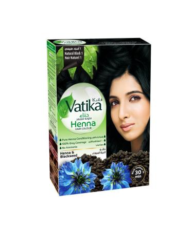 Henn noir pour cheveux Vatika