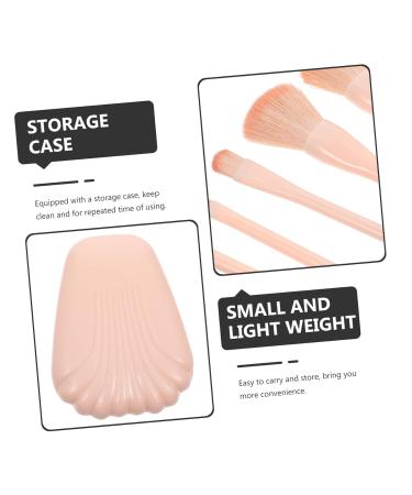 Buy FRCOLOR 10 Pcs Flat Makeup Brush Set - Mini Red Tea Hat Bat Hair Bow Metallic Headdress Blush Highlighter & Eyeshadow Brushes - Nylon Travel Accessories - Buy Online on GoSupps.com