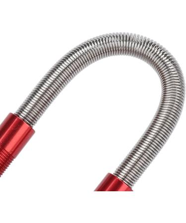 Stainless Steel Face Hair Remover - Manual Epilierer Beauty Spring Threading Tool for Lip Hair Removal | Red - Buy Online on GoSupps.com