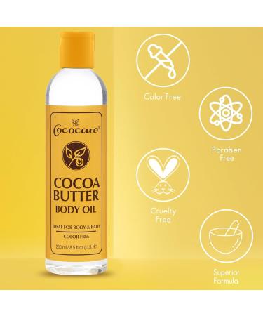 Cococare COCOCARE BODY OIL COCOA BUTTER 8.5 FZ - Buy Online on GoSupps.com