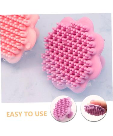 FRCOLOR Pack of 3 Cleaning Brush Makeup Remover Tool Silicone Face Washer Face Brush Made of Silicone Exfoliating Brush Soft Fur Scrubbing Massager Sink Man 5.20X5.20X3.00CMx3pcs - Buy Online on GoSupps.com