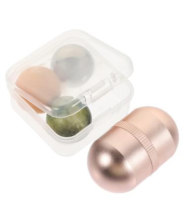 Balacoo 4 Sets Volcanic Stone Jade Roller & Massage Tool - Facial Massage Beauty & Tightening - International Shipping - Buy Online on GoSupps.com