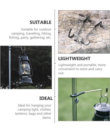 BESPORTBLE 4pcs Tent Light Hooks - Versatile Camping Hangers for Outdoor Travel - Buy Online on GoSupps.com