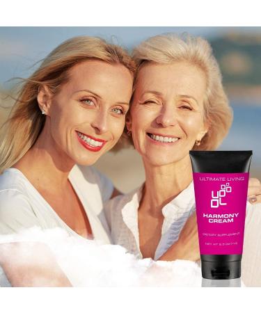 Ultimate Living Harmony Cream | Progesterone Cream with Chaste Tree Berry & Chamomile Extract for Menopause Support | 2.5oz - Buy Online on GoSupps.com