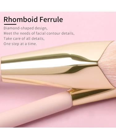 Angled Foundation Brush & Angled Concealer Brush Under Eye Set - ENZO KEN Under Eye Concealer Brush Foundation Brush for Liquid Makeup Cream Contour Brush for Cream Makeup Small Nose Contour Brush - Buy Online on GoSupps.com