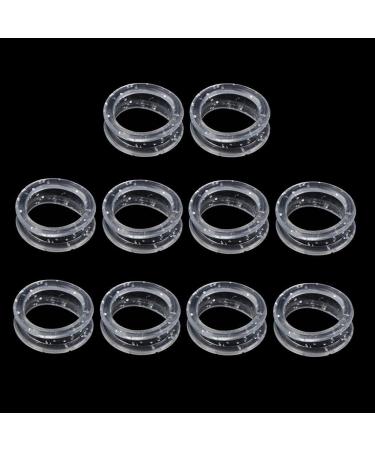Jojomis Soft Rubber Scissors Finger Rings Grips - 20pcs White for Salon Hairdressing - International Shipping Available - Buy Online on GoSupps.com