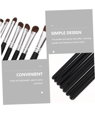 FOMIYES 28 Pcs Eye Makeup Eyeshadow Wood Portable Eyeliner Brush Eye Shadow Brush - Buy Online on GoSupps.com