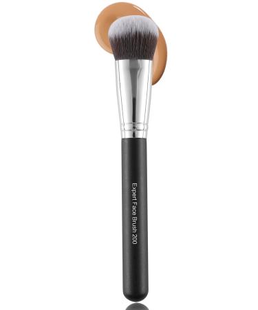 MOGILAN Foundation Brush for Liquid Makeup Dense Makeup Brush for Liquid Cream Powder Foundation Bronzer Contour Blush Blending Buffing Vegan Face Brush 200