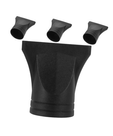 TOVINANNA 4pcs Hair Dryer Accessories Hair Dryer Attachment Hairdryer Narrow Nozzle Dryer Parts Black Plastic