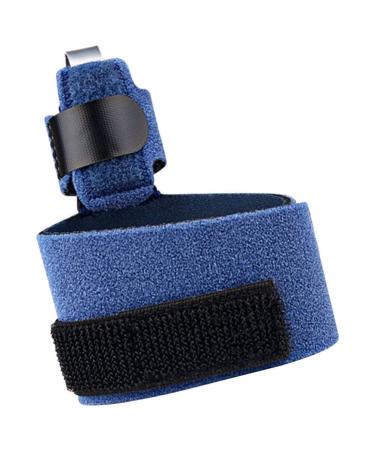 Healifty Toe Brace Hammer Toe Corrector Broken Toe Wrap Big Toe Straightener Bunion Spacers Foot Toe Splitter Toe Valgus Correcting Tool Toe Accessory for Women Men Blue