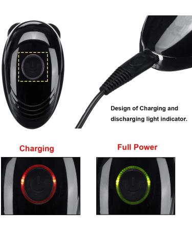 5-in-1 Rechargeable Head Shaver for Bald Men - Smart Electric Razor Beard & Nose Trimmer Facial Brush - Buy Online on GoSupps.com