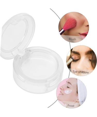 SHERCHPRY 8pcs Box Empty Eye Shadow Box Makeup Containers Compact Eyeshadow Travel Eyeshadow Holder Cream White 4x3.8cm - Buy Online on GoSupps.com